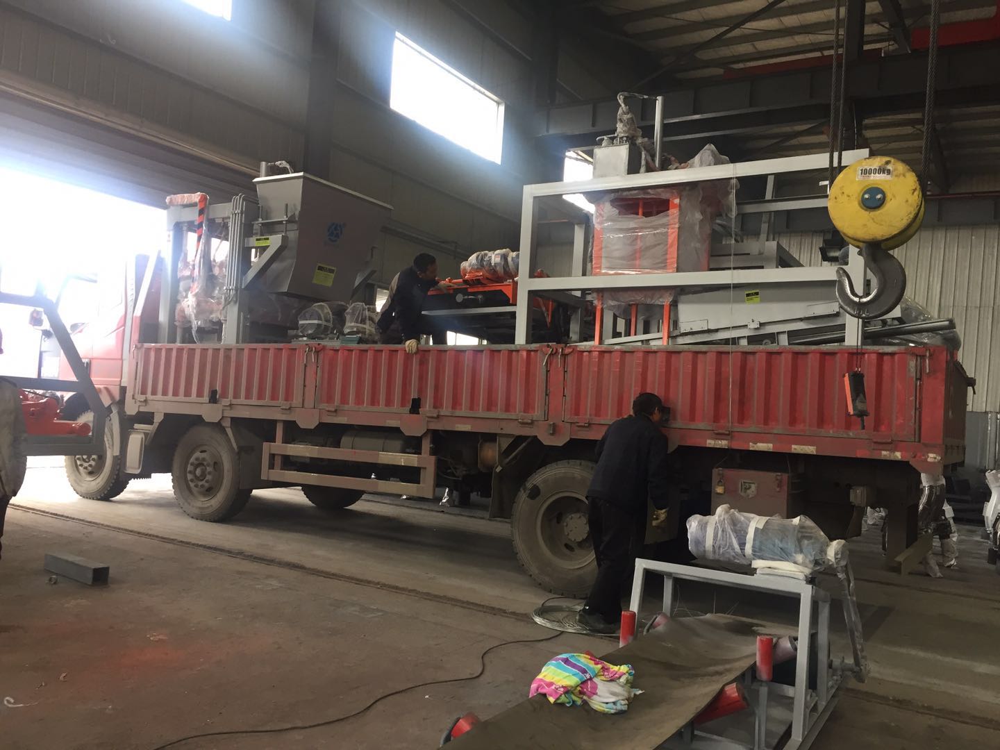 湖南省漣源市白馬山鎮(zhèn)石總訂購(gòu)的QTY5-15今天發(fā)貨啦！